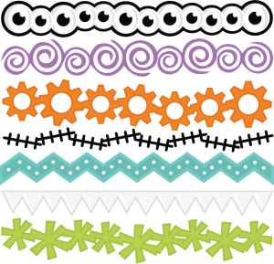 Monster Borders SVG files for scrapbooking svg borders monster svgs free svgs cute svg cuts