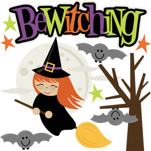 Bewitching SVG cut files for scrapbooking witch svg file halloween svg files scal files cute svgs