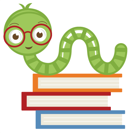 Download Cute Bookworm SVG cut file cute bookworm clipart free svgs ...