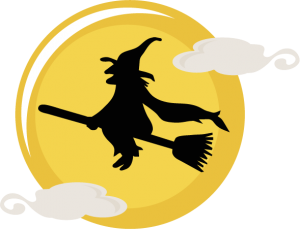 Flying Witch SVG cut file halloween svg files cute halloween svg cut files free svg cuts