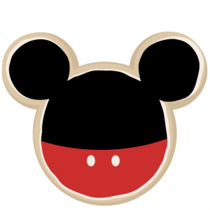 Mouse Shaped Cookie Boy SVG cut files for scrapbooking mouse ears svg files free svg files free svg cuts