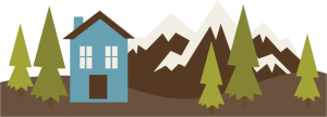 Mountain Scene SVG cut file for cutting machines free scal files fre scut files free svgs