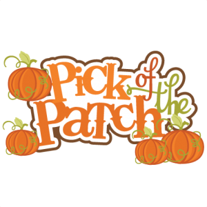 Pick Of The Patch SVG scrapbook title pumpkin svg files fall svg cuts autumn svg cut files