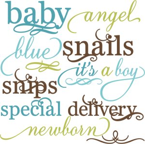 Baby Boy Words Set SVG file for scrapbooking crafts baby svg files baby svg cut files for cutting machines