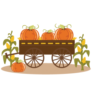 Pumpkins In Wagon SVG cut files for scrapbooking halloween svg files free svgs fall svg cut files