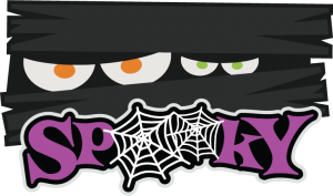 Spooky SVG scrapbook title halloween svg scrapbook title halloween svg cuts cute scal files