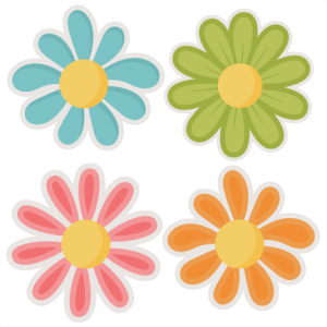 Assorted Flowers SVG cut files flower scal files free scut files free svgs for scrapbooking