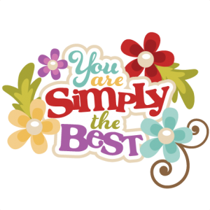 You Are Simply The Best SVG scrapbook title svg cut files free svg cuts cute svg cutting files