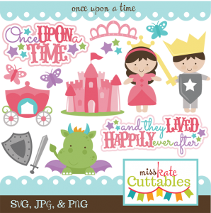 Once Upon A Time SVG scrapbook title princes svg cut file princess svg files for cutting machines