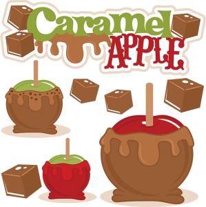 Caramel Apple SVG cut file caramel apple cutting file fall acal files fall scut file free svg cuts