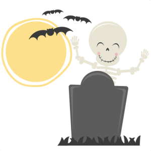 Cute Skeleton SVG cut file halloween svg cut files halloweeen scal cutting files free svg cuts