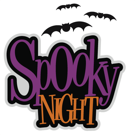 Download Spooky Night SVG scrapbook title halloween svg cut files ...