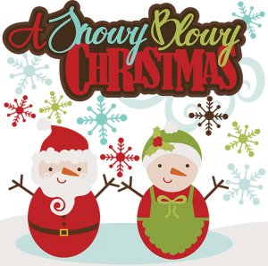 A Snowy Blowy Christmas SVG cutting files santa svg cut files snowman svg cuts free svgs