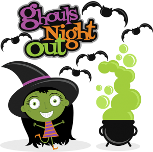 Ghouls Night Out SVG scrapbook cuts witch cut file witch svg file halloween svgs free svgs