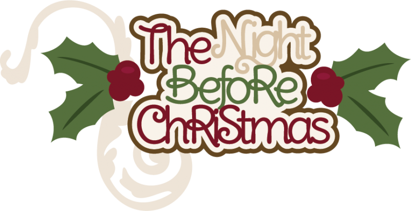 Download The Night Before Christmas SVG scrapbook title christmas ...