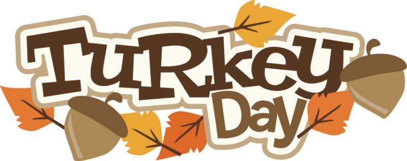 Turkey Day SVG scrapbook title turkey svg cut file thanksgiving svg cut file for scrapbooking