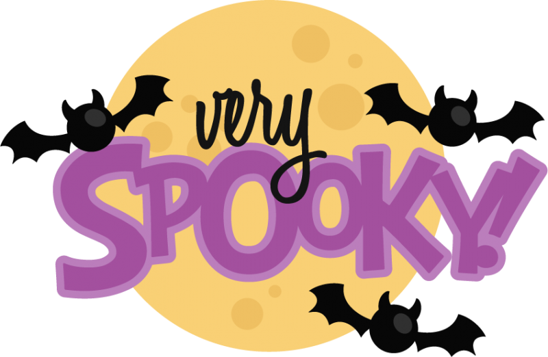 Very Spooky! SVG scrapbook title halloween svg scrapbook title very