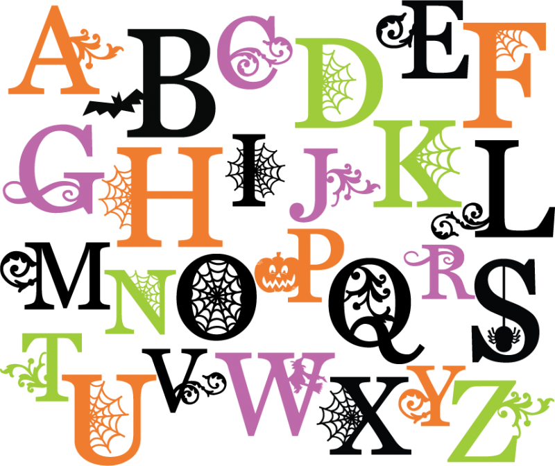 halloween letter clipart - photo #2