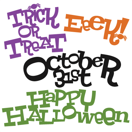 Download Halloween Titles SVG cut files halloween svg scrapbook ...