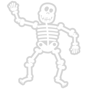 Skeleton SVG cut file halloween svg cut files halloweeen scal cutting files free svg cuts