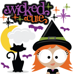 Wicked Cute SVG scrapbook title witch svg scrapbook cut file free svg cuts halloween cut files