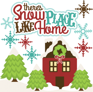 There's Snow Place Like Home SVG cutting files winter svg cuts christmas svg files free svgs