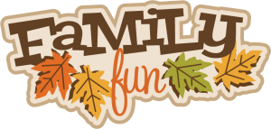 Family Fun SVG scrapbook title fall avg cut file autumn svg files for scrapbooking