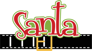 Santa Scrapbook SVG cut file santa svg file svg cuts christmas svg cutting files scal files