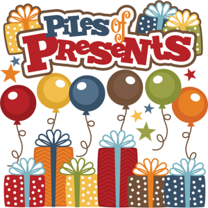 Piles Of Presents SVG cutting files birthday svg files birthday svg cuts for scrapbooking