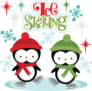 Ice Skating SVG cutting files penguin svg cut files penguin svg files for scrapbooking winter svg cuts