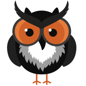 Black Halloween Owl SVG cutting files halloween svg cuts owl svg cutting files cute clipart