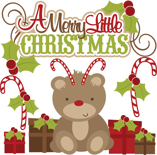 A Merry Little Christmas SVG cutting files christmas svg cuts christmas