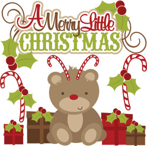 A Merry Little Christmas SVG cutting files christmas svg cuts christmas cut files for scrapbooking