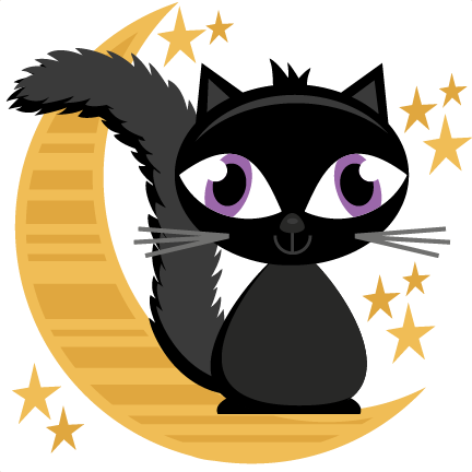 Halloween Cat On Moon SVG cutting files halloween svg cuts ...