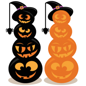 Stacked Jack O Lanterns SVG cut files halloween svg files for scrapbooking halloween svg files free svgs