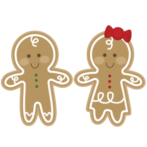 Gingerbread Couple SVG cutting file gingerbread man svg cut file christmas svgs free svg cuts