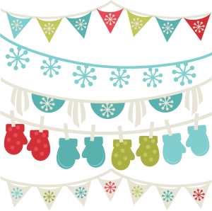 Winter Banners SVG winter svg cut files winter svg cuts