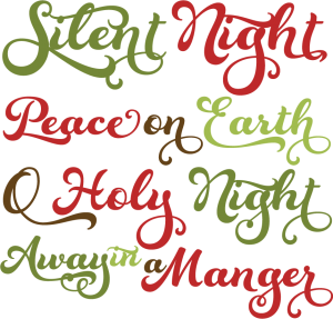 Christmas Phrases SVG cutting files christmas svg scrapbook titles