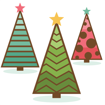 Download Retro Christmas Trees Svg Cutting Files For Scrapbooking Christmas Svg Cut Files Free Svgs