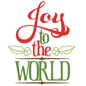 Joy To The World SVG cutting files for scrapbooks