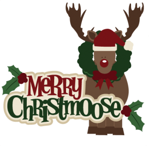 Merry Christmoose SVG cutting files christmas svg files christmas svg cuts free svgs