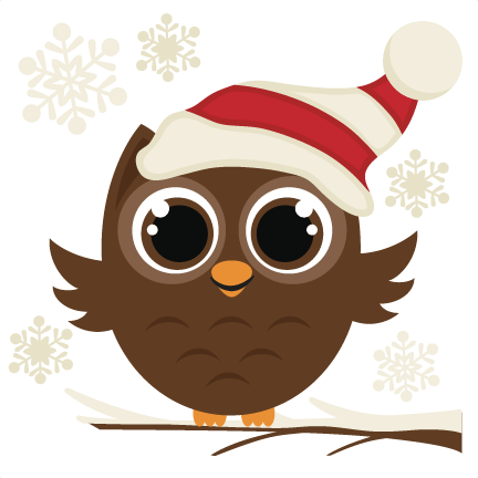 Winter Owl SVG cutting file christmas svg files