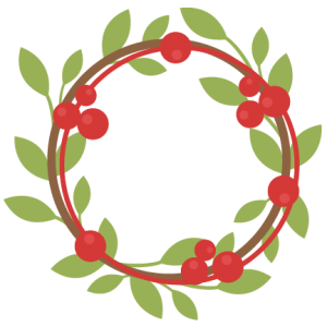 Berry Wreath SVG cutting files free svg cuts christmas svg cutting files for scrapbooking