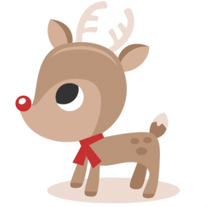 Reindeer SVG cutting files christmas svg cut files winter svgs for scrapbooking cute reindeer clipar