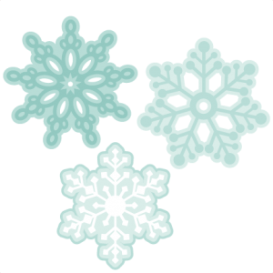 Assorted Snowflakes SVG cutting files winter svg cuts winter svg cutting files for scrapbooking