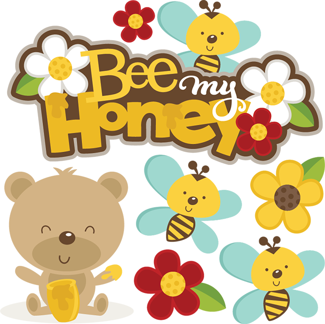 Bee My Honey SVG bundle for scrapbooking cardmaking valentines svg ...