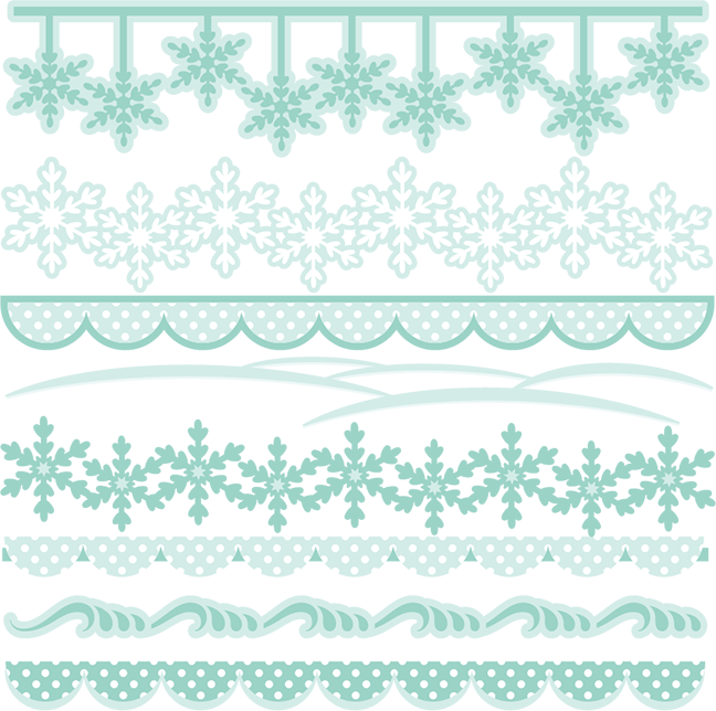 Download Winter Borders SVG cutting files winter svg cuts winter ...