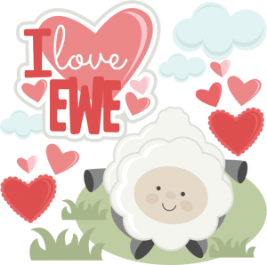 I Love Ewe SVG cutting files for scrapbooking valentines svg cut files free svg cuts