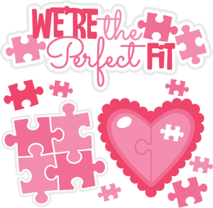 We're The Perfect Fit SVG cutting files valentines day svg cut files free svgs free svg cuts