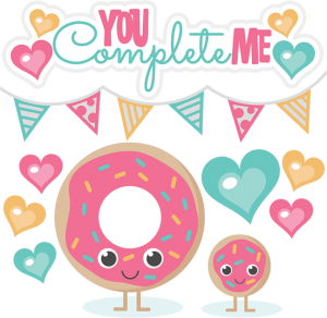 You Complete Me SVG cutting files free svg cuts donut svg cuts donut svg cut files